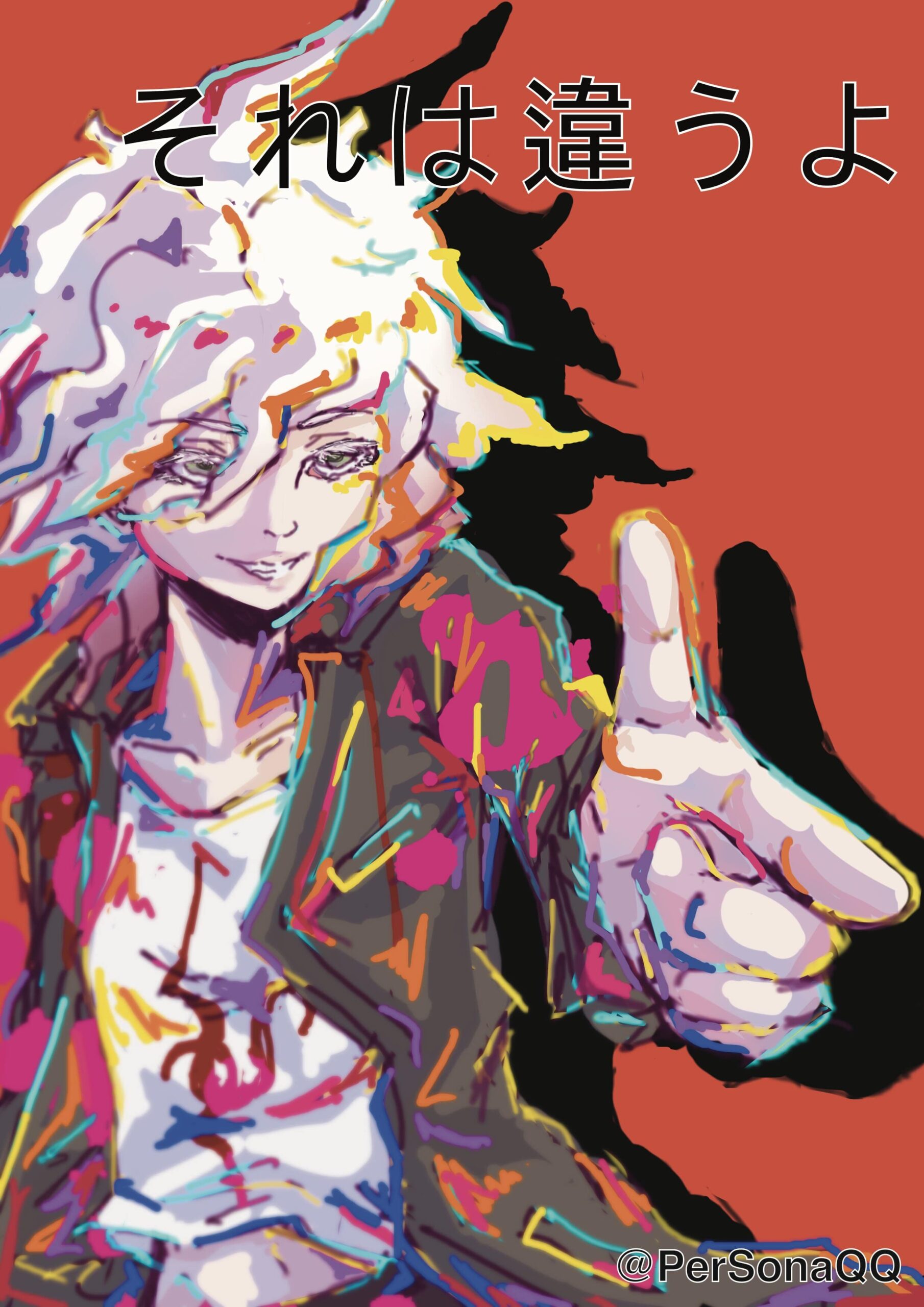 Fanart of Nagito Komaeda from Danganronpa 2: Goodbye Despair